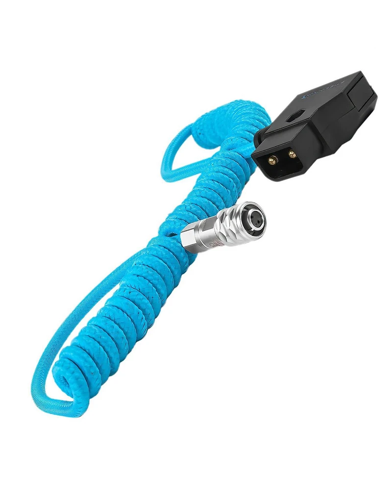 Kondor Blue Coiled D-Tap to Bmpcc 4K/6K Power Cable