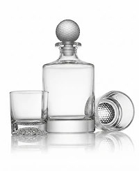 Godinger 3-Pc. Golf Decanter Set