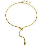 Rebl Jewelry Snake Lariat Necklace