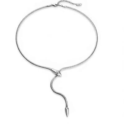 Rebl Jewelry Snake Lariat Necklace