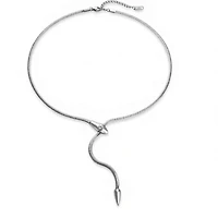 Rebl Jewelry Snake Lariat Necklace