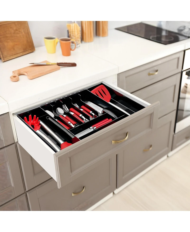 Sorbus Expandable Silverware Organizer - Multipurpose Flatware and Kitchen Storage Solution