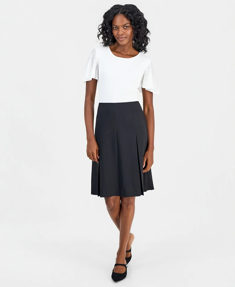 Kasper Women's Box Pleat Skirt