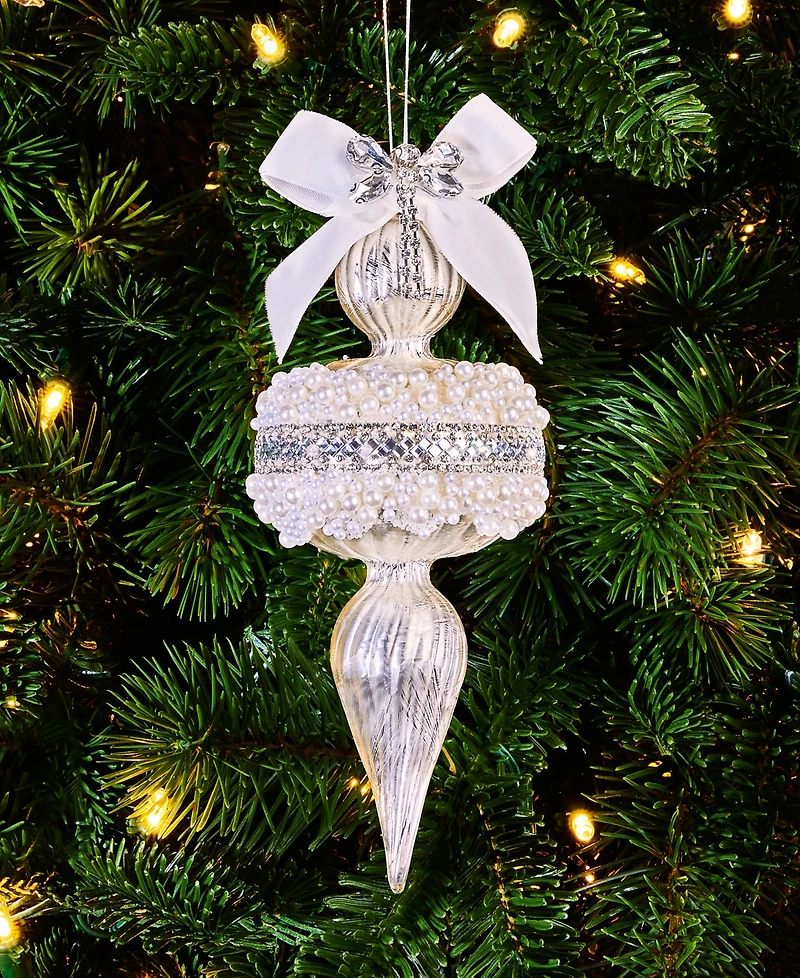 Holiday Lane Jeweled Classics Finial Ornament, Macy's Exclusive