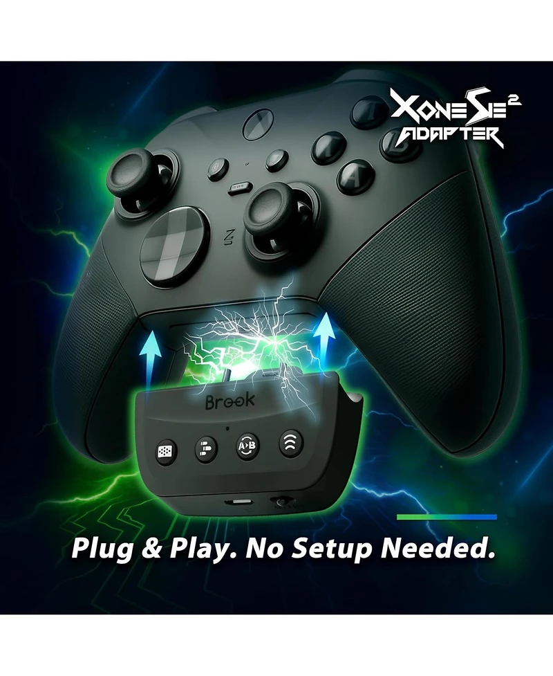 Brook Xone Se 2 Xbox Controller Adapter Crossplay Converter for PlayStation 5, Nintendo Switch 2 and Pc
