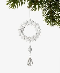 Holiday Lane Jeweled Elegance Sparkling Wreath Ornament, Exclusively at Macy's