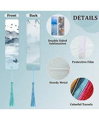 Gnuadz Metal Sublimation Bookmarks Aluminum Blanks Diy