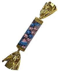 Betsy Ann Chocolates Fourth of July American Popper Milk Chocolate Foil Stars, 3 Pack