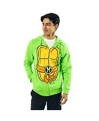 Teenage Mutant Ninja Turtles Michelangelo Long Sleeve Men's Green Cosplay Hoodie-xl