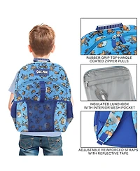 Dog Man Backpack Lunch 2-Piece