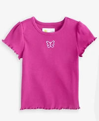 Epic Threads Toddler Girls' 12M-5T Puff-Sleeve Ribbed T-Shirt, Macy's Exclusive