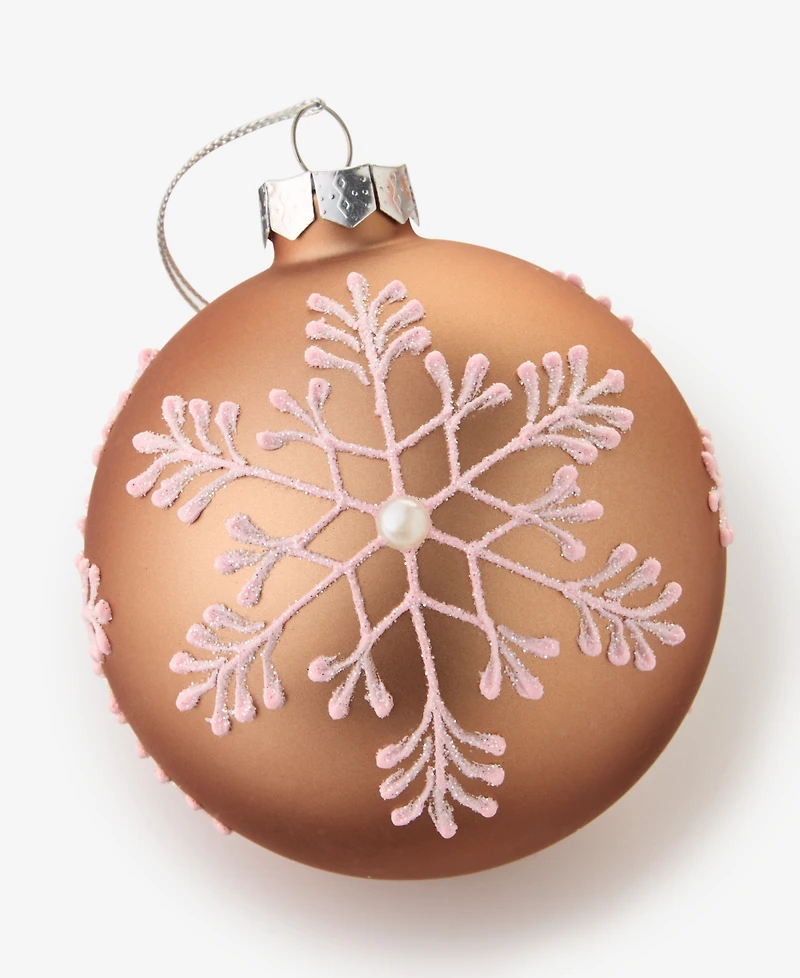 Holiday Lane Nutcracker Sweets Snowflake Ball Ornament, Macy's Exclusive