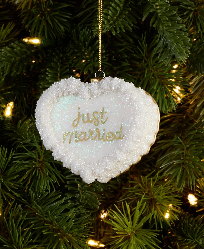 Holiday Lane Just Married Cake Ornament, Macy's Exclusive