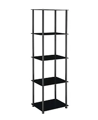 Convenience Concepts 15.75" Glass Designs2Go Classic 5 Tier Tower