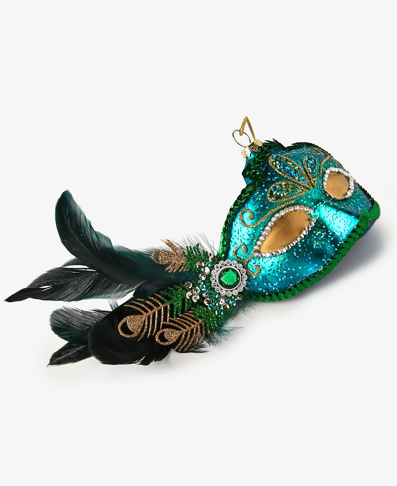 Holiday Lane Peacock Masquerade Mask Ornament, Macy's Exclusive