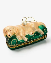 Holiday Lane Pets Dog Lying on the Sofa Ornament, Macy's Exclusive