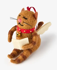 Holiday Lane Pets Angel Reading Cat Ornament, Macy's Exclusive