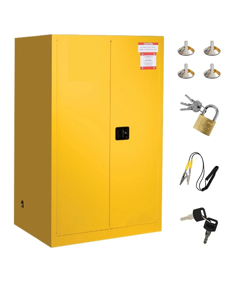 Gaomon 60 Gallon Manual Close Flammable Storage Cabinet