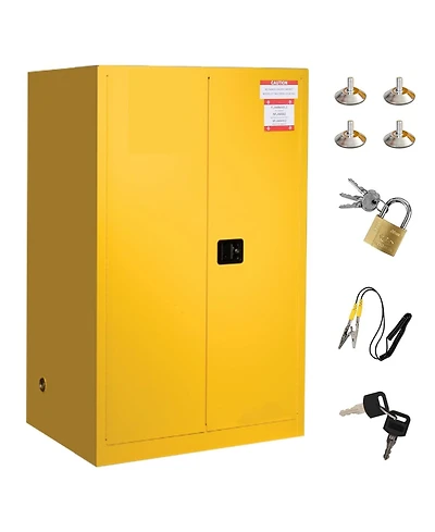 Gaomon 60 Gallon Manual Close Flammable Storage Cabinet