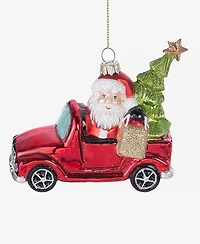 Holiday Lane Texas Santa In Truck Ornament, Macy's Exclusive