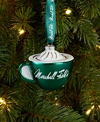 Holiday Lane Chicago Marshall Fields Coffee Cup Ornament, Macy's Exclusive