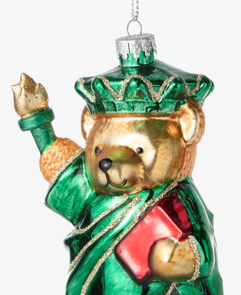 Holiday Lane New York Bear Statue of Liberty Ornament, Macy's Exclusive