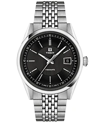 Tissot Unisex Round Silver Stainless Steel Watch 39mm