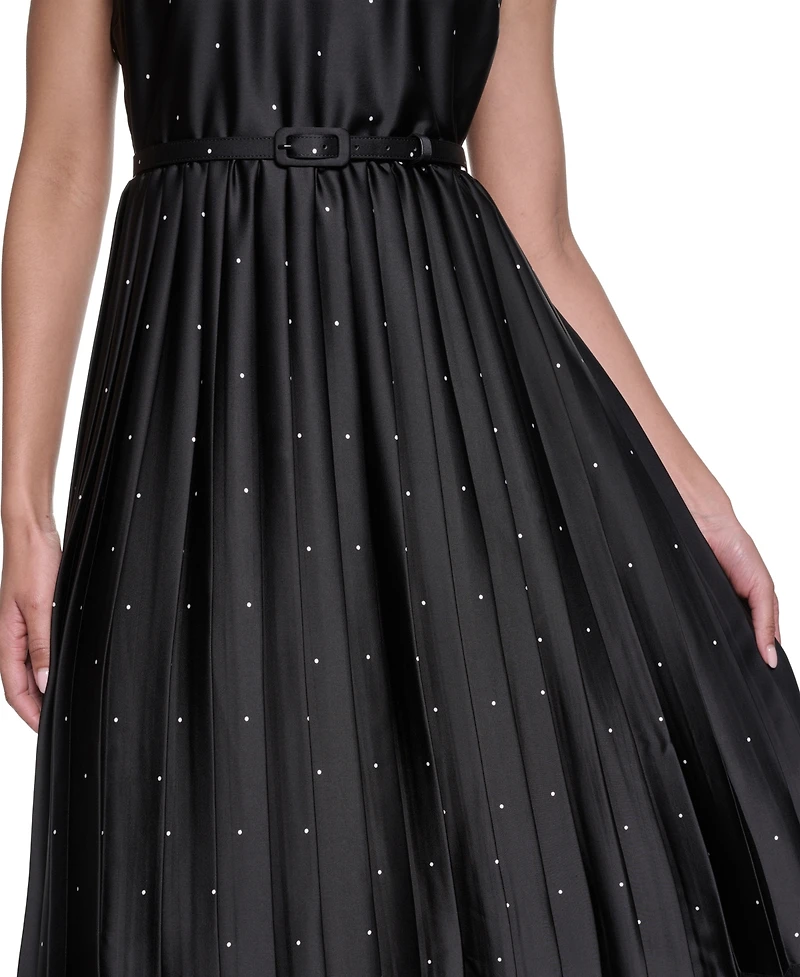 Karl Lagerfeld Paris Women's Printed Midi Dress