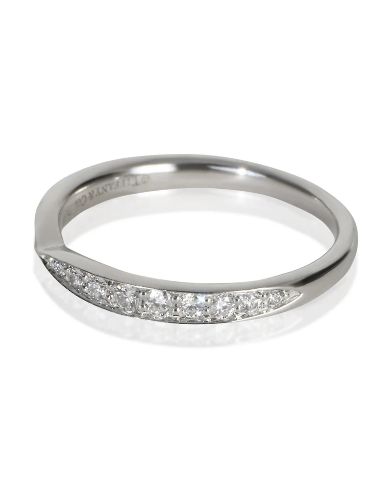 Pre-Owned Tiffany & Co Platinum Diamond Harmony Band