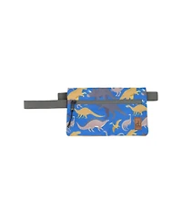 Deux par Deux Little Boy Dinosaur Graphic Durable Double-Compartment Pencil Case