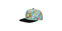 Pokemon Boys Characters Aop Youth Light Blue Snapback Cap