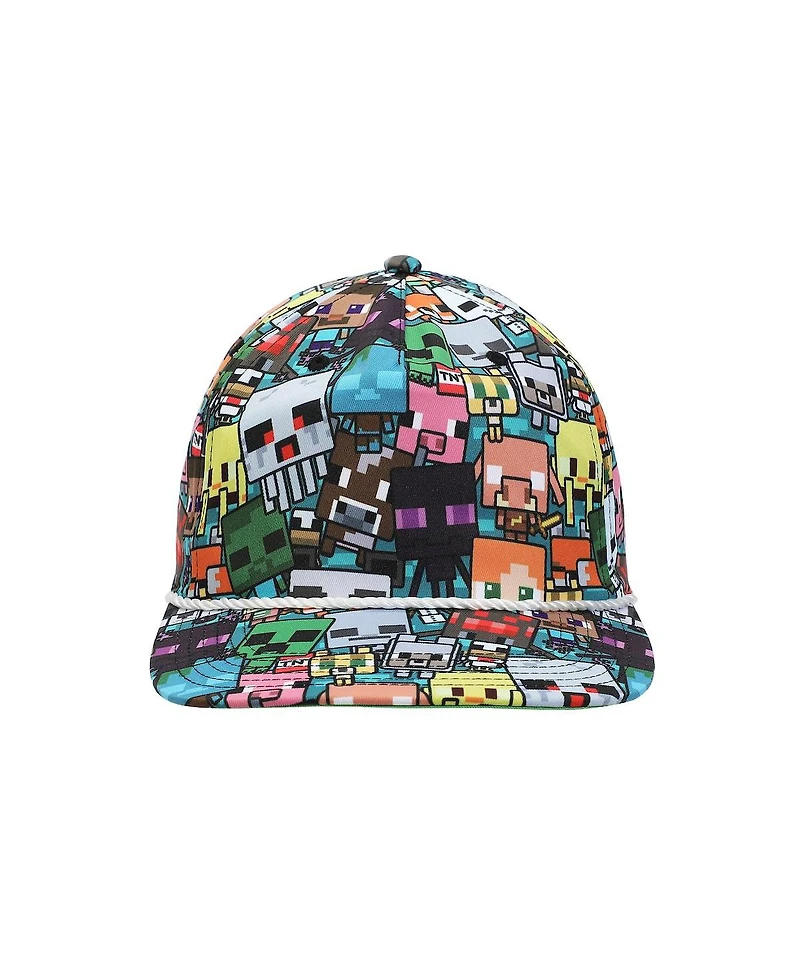 Minecraft Characters All-Over Print Snapback Hat