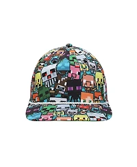 Minecraft Characters All-Over Print Snapback Hat