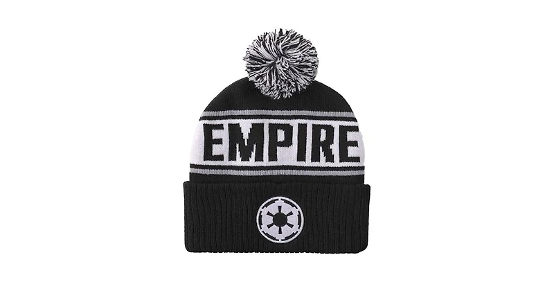 Star Wars Men's Galactic Empire Black Cuff Beanie.