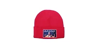 KPop Demon Hunters Huntr/x Hot Pink Cuff Knit Beanie