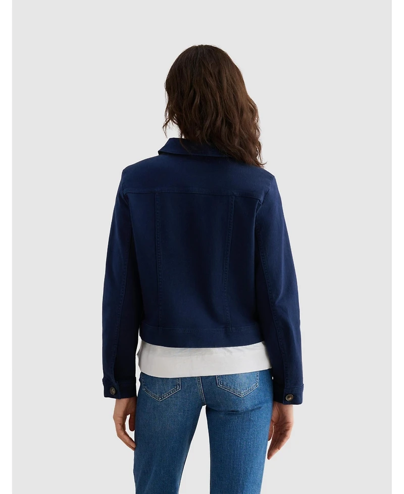 Hobbs London Women's Selborne Boxy Cropped Denim Jacket
