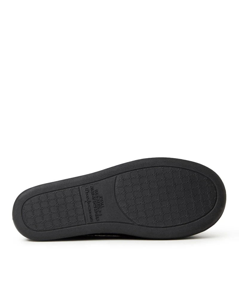 Dearfoams Women's Rebecca Chenille Closed Back Slipper, Online Only