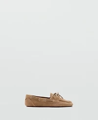 Mango Women's Suede Driving Shoes