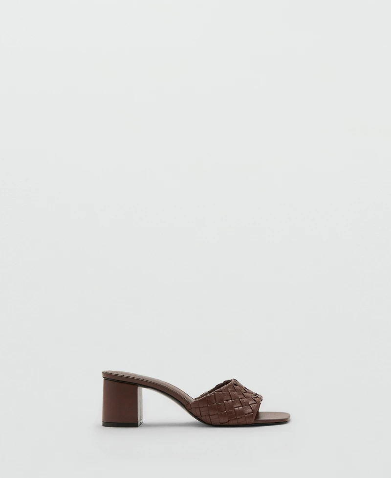 Mango Women's Braided Strap Sandals