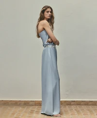 Mango Women's High-Rise Wide Leg Pants