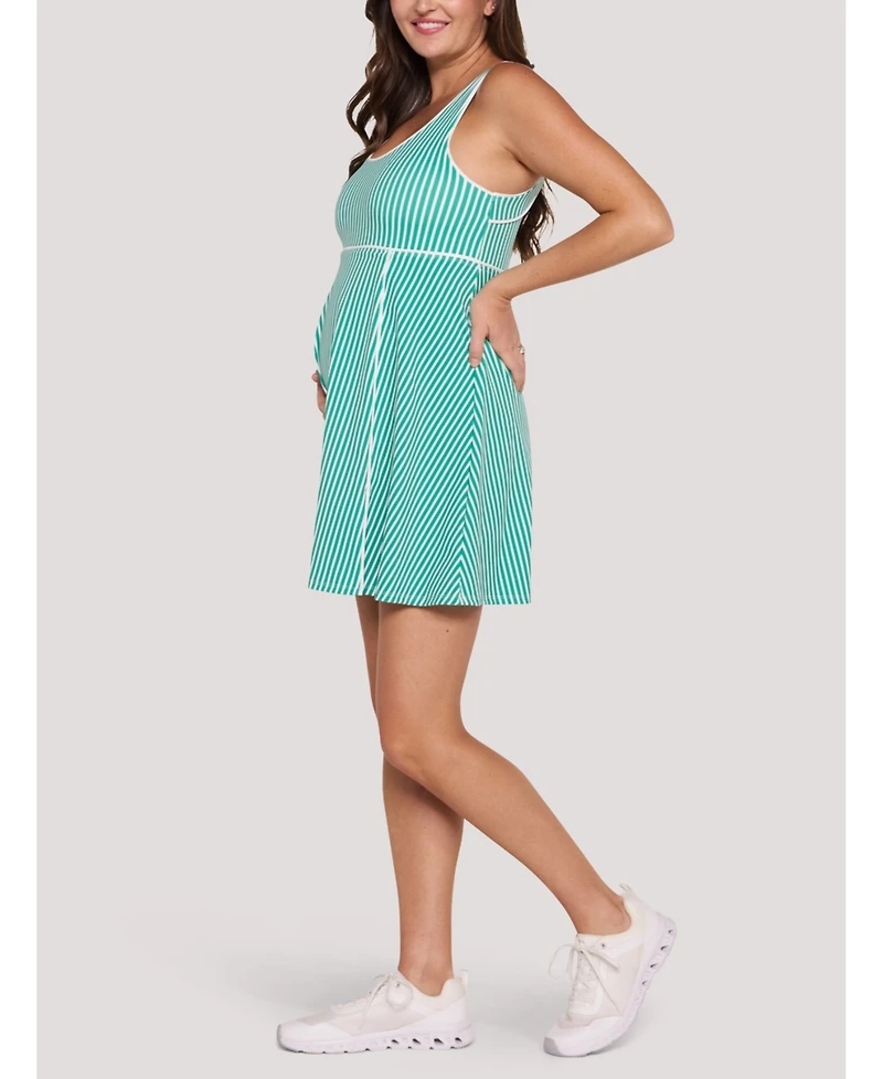 Motherhood Maternity Sleeveless Active Dress with Shorts