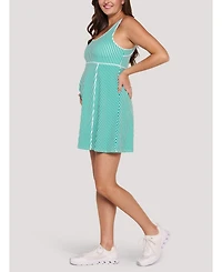 Motherhood Maternity Sleeveless Active Dress with Shorts