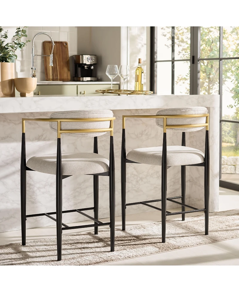 Safavieh Covelle Arm Counter Stool