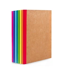 Gnuadz Composition Notebooks Lined Blank College Ruled Travel Journals Rainbow Spines