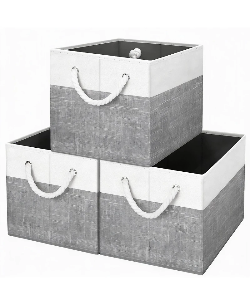 Yigii Foldable Storage Bins for Home Organization