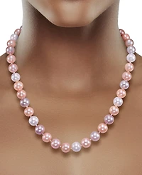 Macy's Freshwater Pearl (10-11mm) Necklace in 14k Yellow Gold