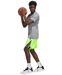 adidas Men's Three-Stripes Legends Basketball Shorts 9"