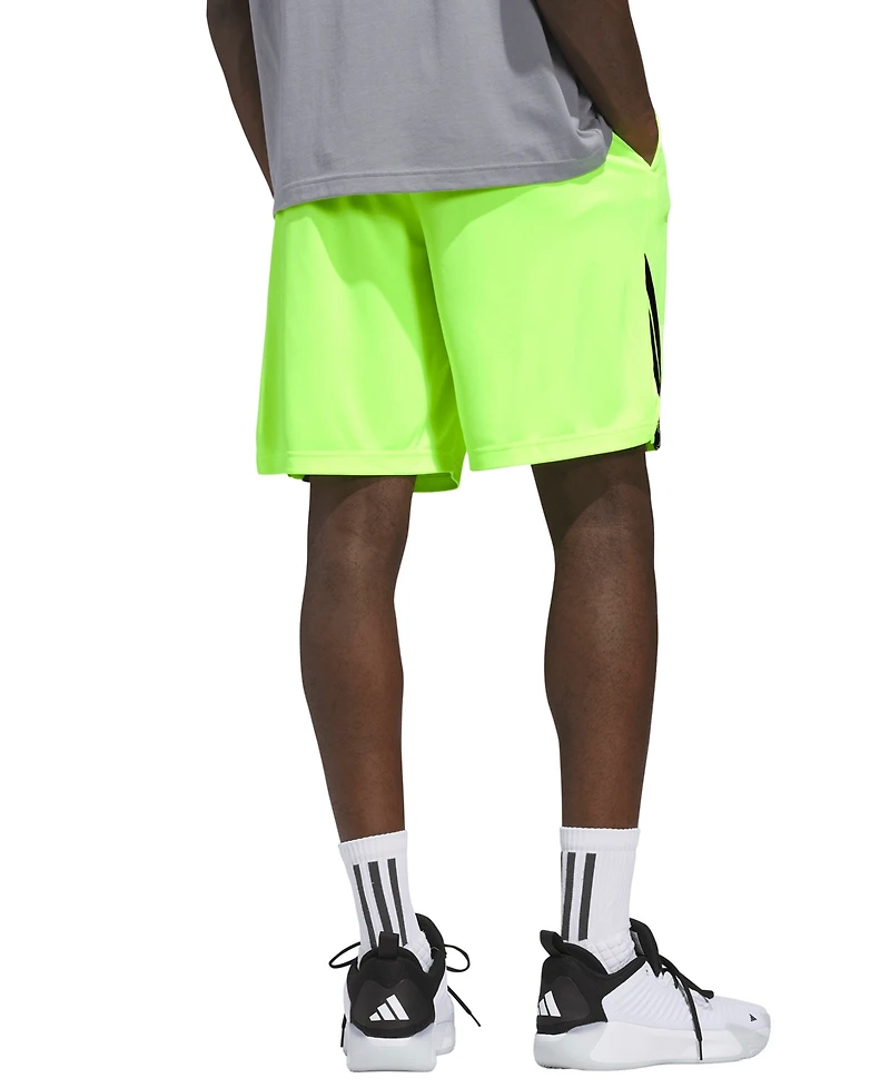adidas Men's Three-Stripes Legends Basketball Shorts 9"