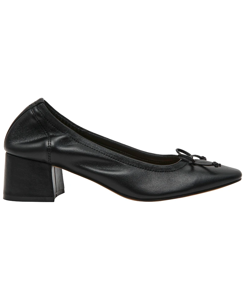 Steve Madden Women's Coretta Block Heel Ballet Pumps
