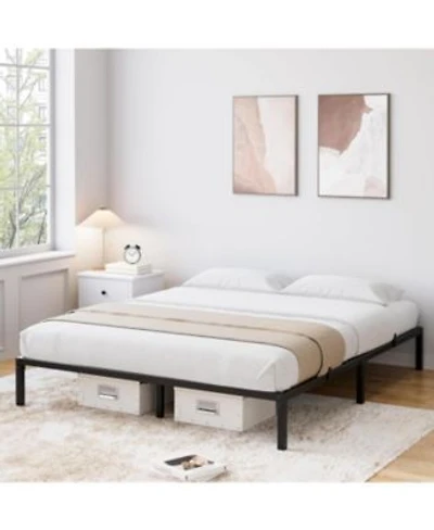Gaomon 10 Bed Frame Heavy Duty Platform Bed With Storage Space Steel Support No Box Spring Needed Easy Assembly Mattress Foundation